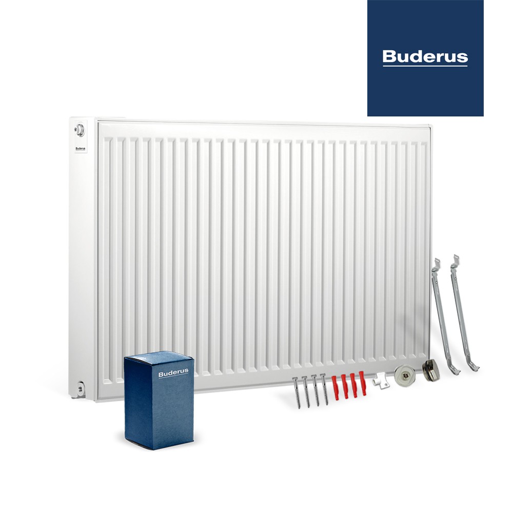 Buderus – Beispiel eines horizontalen Flachheizkörpers