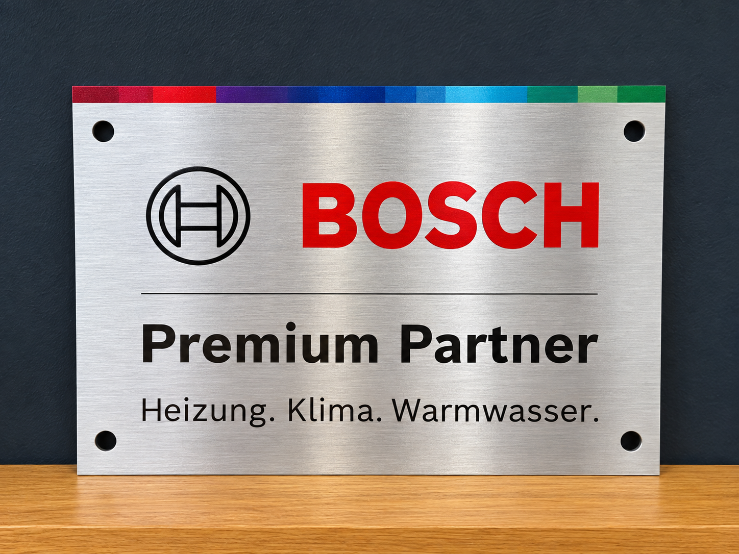 Bosch Premium Partner Schild von EcoConstruct